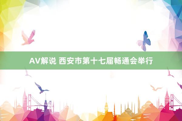 AV解说 西安市第十七届畅通会举行